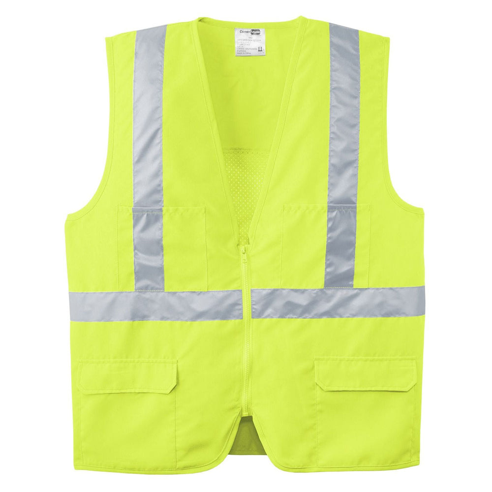 CornerStone® - ANSI 107 Class 2 Mesh Back Safety Vest