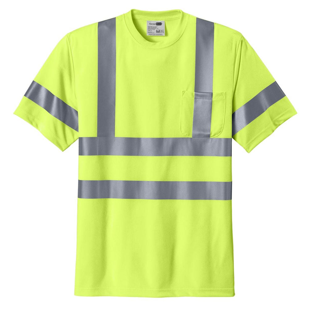 CornerStone® - ANSI 107 Class 3 Short Sleeve Snag-Resistant Reflective T-Shirt