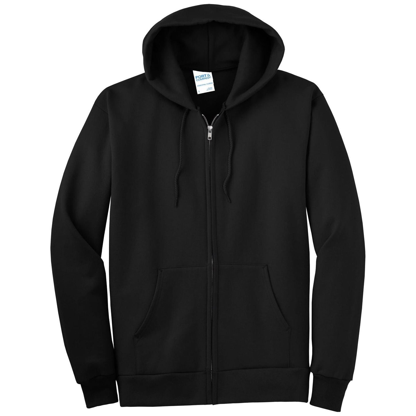 Port & Company - Essential Fleece Full-Zip Hooded Sweatshirt