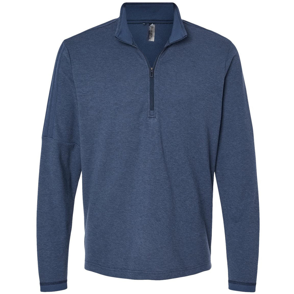 Adidas 3-Stripes Quarter-Zip Sweater