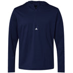 Adidas Lightweight Performance Quarter-Zip Hooded Pullover