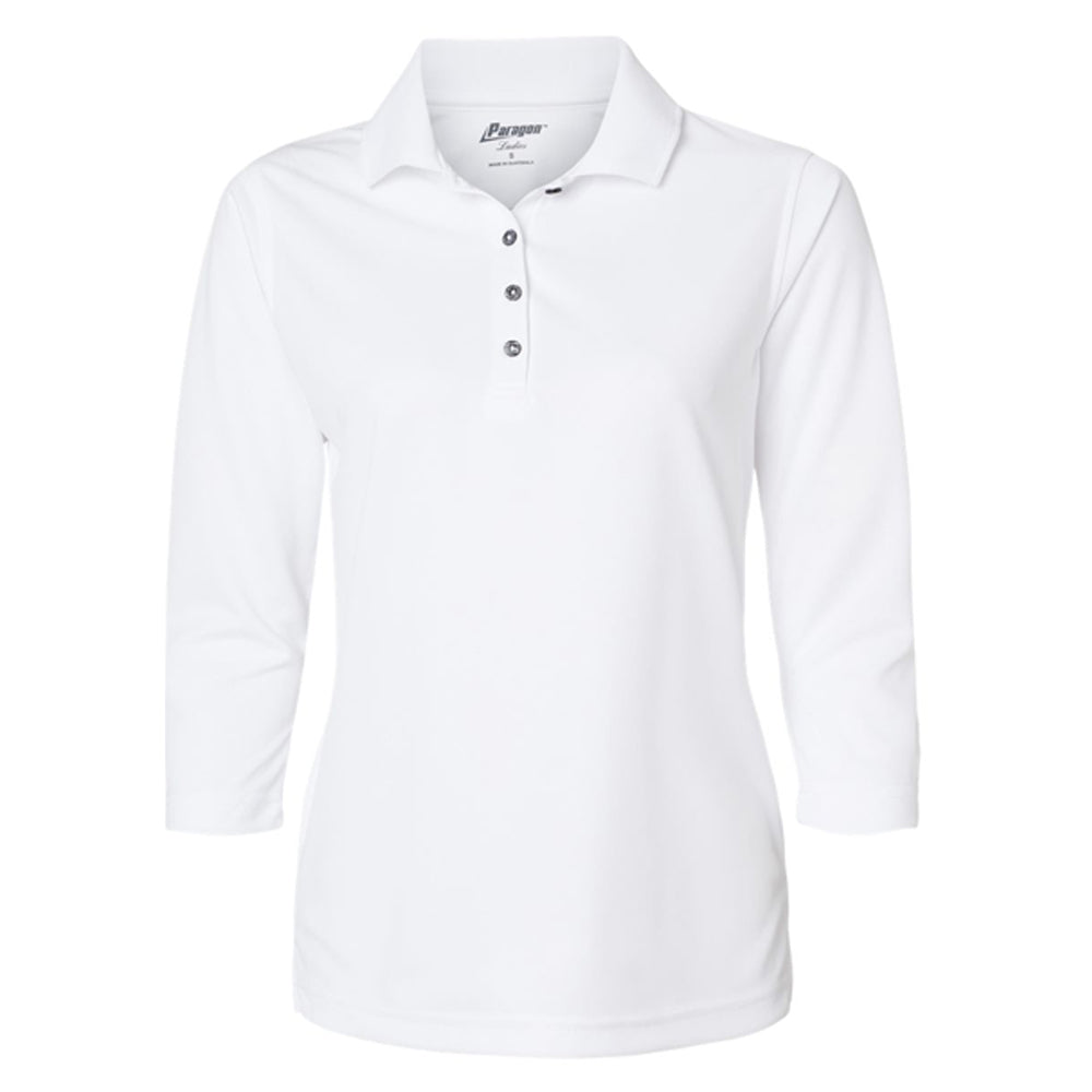 Paragon Women's Lady Palm Three-Quarter Sleeve Polo