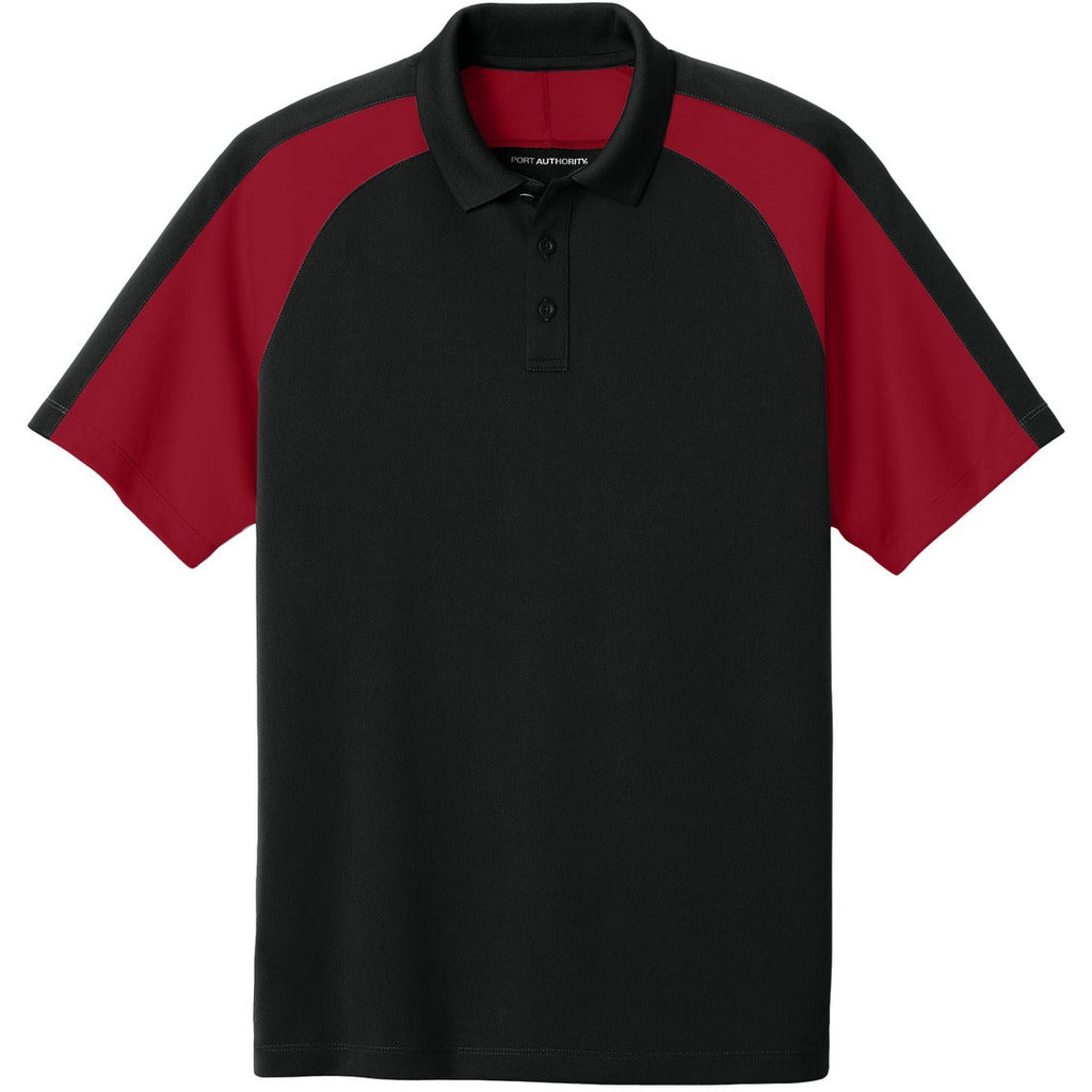 Deep Black/ Rich Red