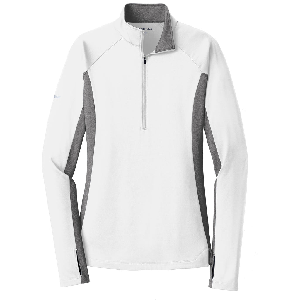 White/ Charcoal Grey Heather