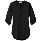 Port Authority® Women's 3/4-Sleeve Tunic Blouse