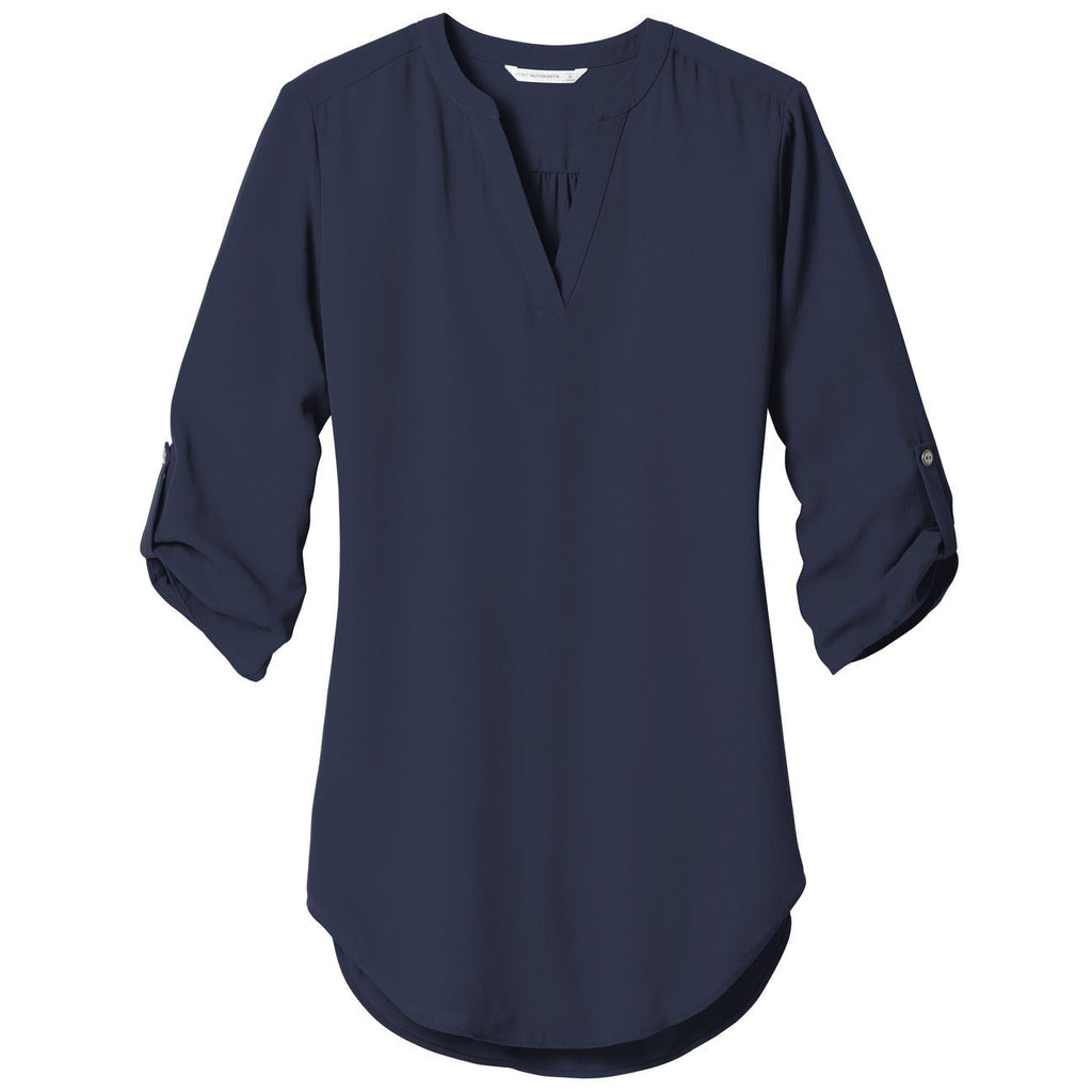 Port Authority® Women's 3/4-Sleeve Tunic Blouse