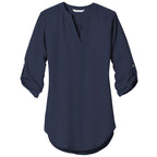 Port Authority® Women's 3/4-Sleeve Tunic Blouse