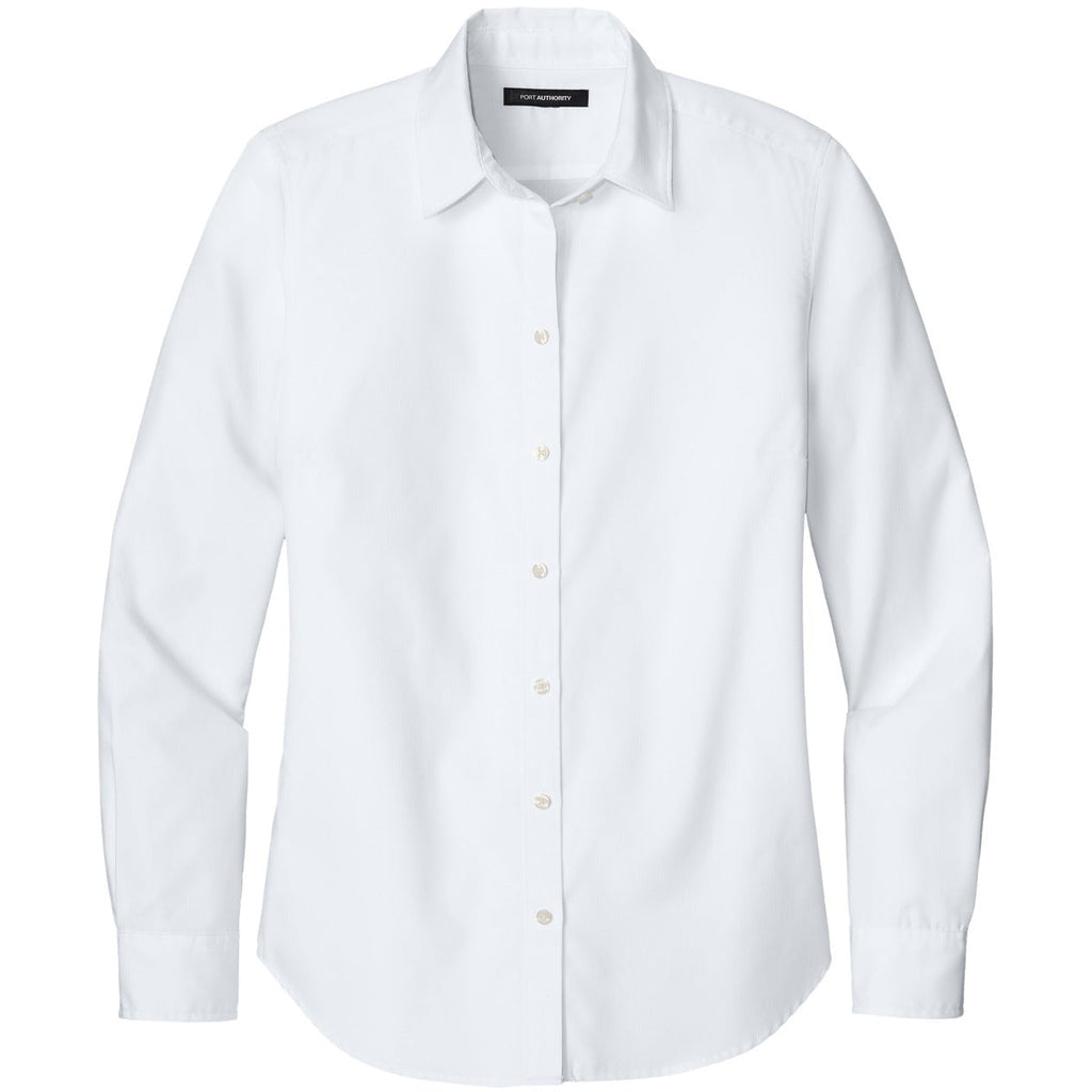 Port Authority® Women's Long Sleeve Nailhead Easy Care Shirt
