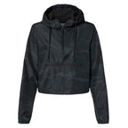 Women's Lightweight Quarter-Zip Pullover Crop Windbreaker