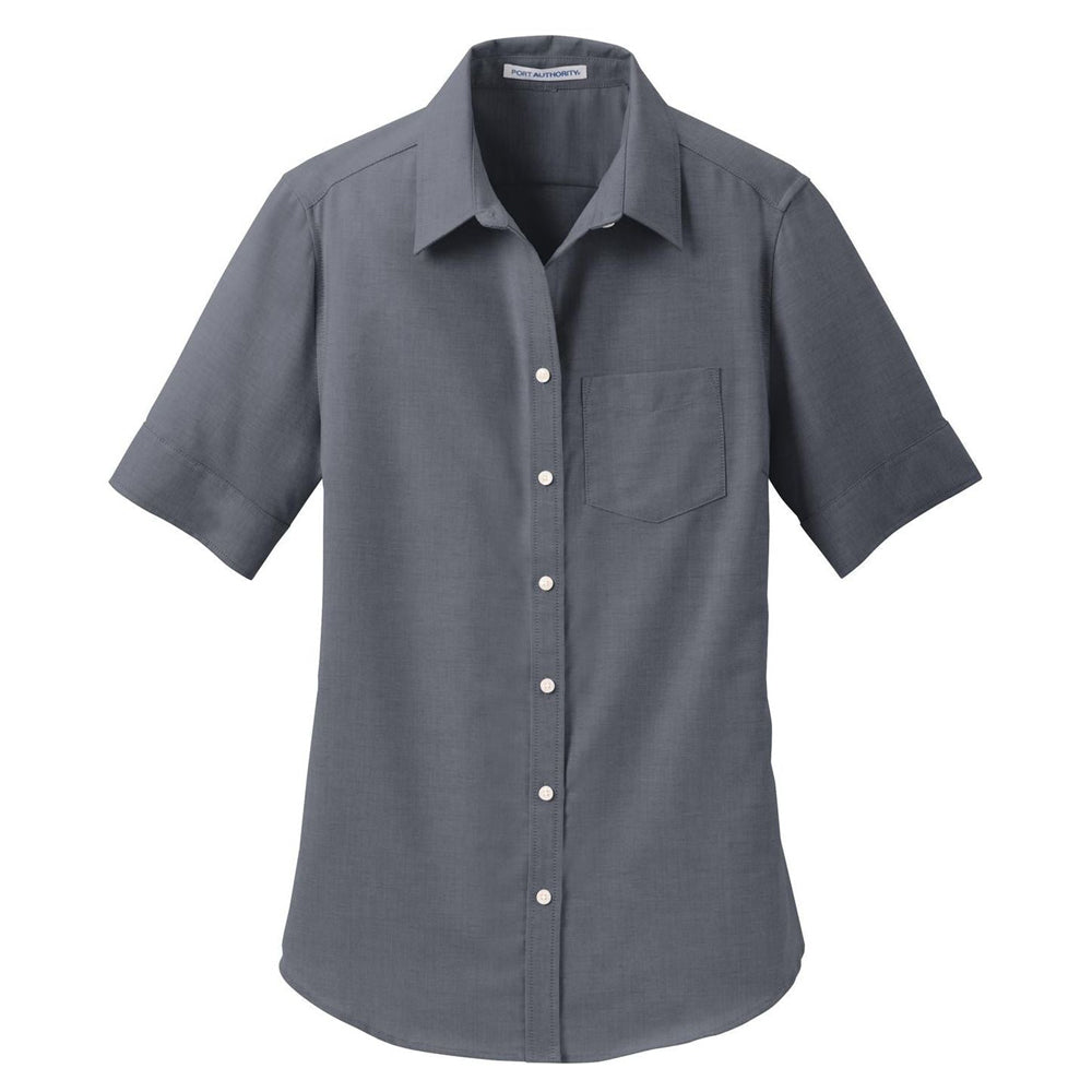 Port Authority® Ladies Short Sleeve SuperPro Oxford Shirt