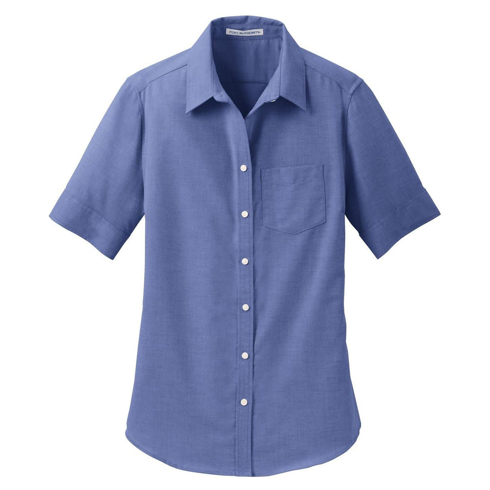Port Authority® Ladies Short Sleeve SuperPro Oxford Shirt