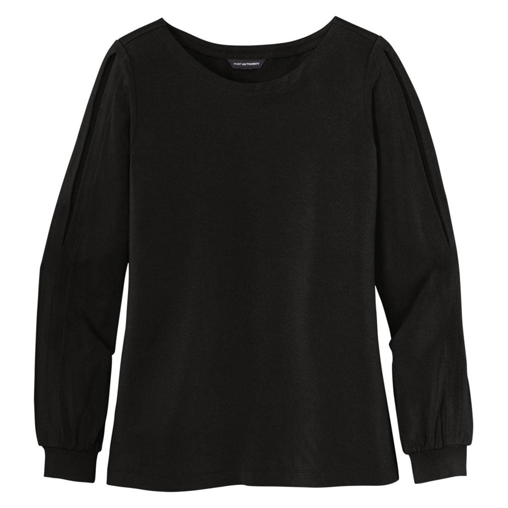 Port Authority ® Ladies Luxe Knit Jewel Neck Top