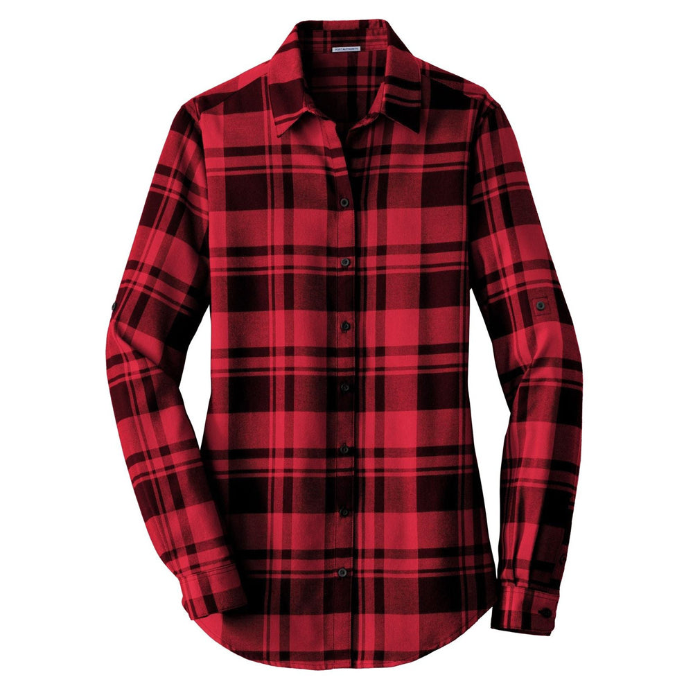 Port Authority Ladies Plaid Flannel Tunic