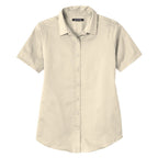 Port Authority® Ladies Short Sleeve SuperPro ReactTwill Shirt