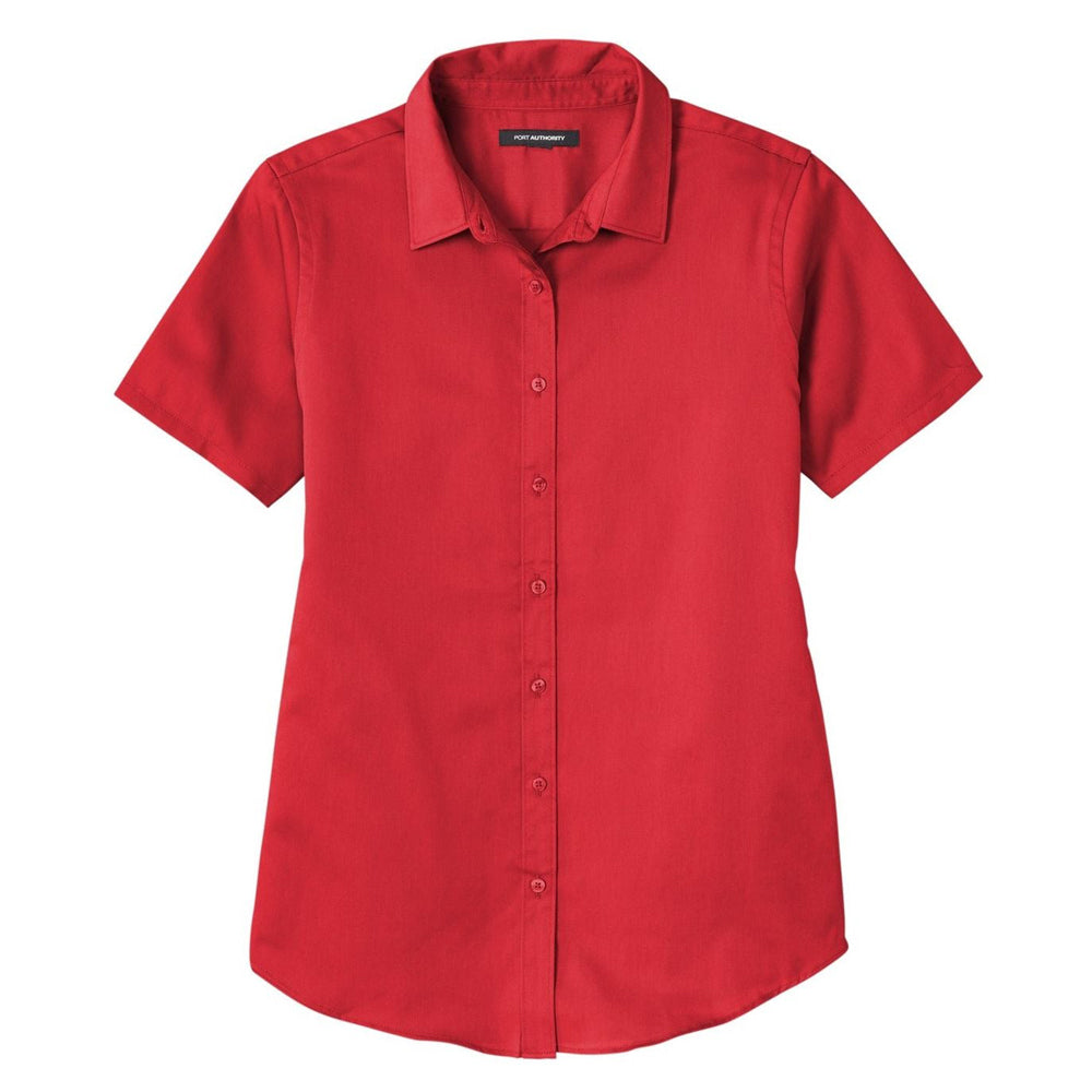 Port Authority® Ladies Short Sleeve SuperPro ReactTwill Shirt