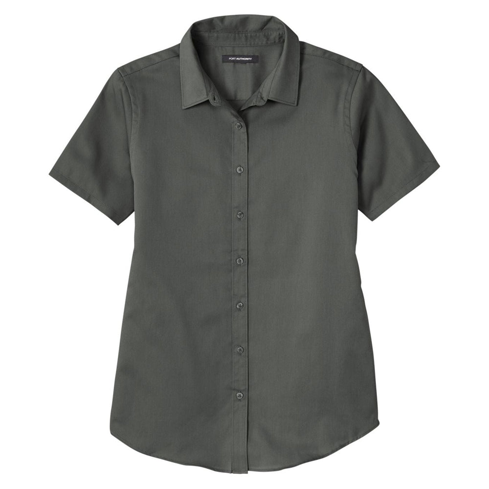 Port Authority® Ladies Short Sleeve SuperPro ReactTwill Shirt