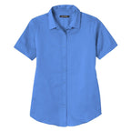 Port Authority® Ladies Short Sleeve SuperPro ReactTwill Shirt