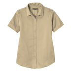 Port Authority® Ladies Short Sleeve SuperPro ReactTwill Shirt
