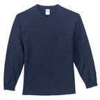 Port & Company® Tall Long Sleeve Essential Pocket Tee