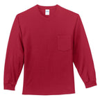 Port & Company® Tall Long Sleeve Essential Pocket Tee