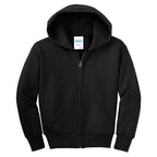Port & Company® - Youth Core Fleece Full-Zip Hooded Sweatshirt