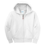 Port & Company® - Youth Core Fleece Full-Zip Hooded Sweatshirt