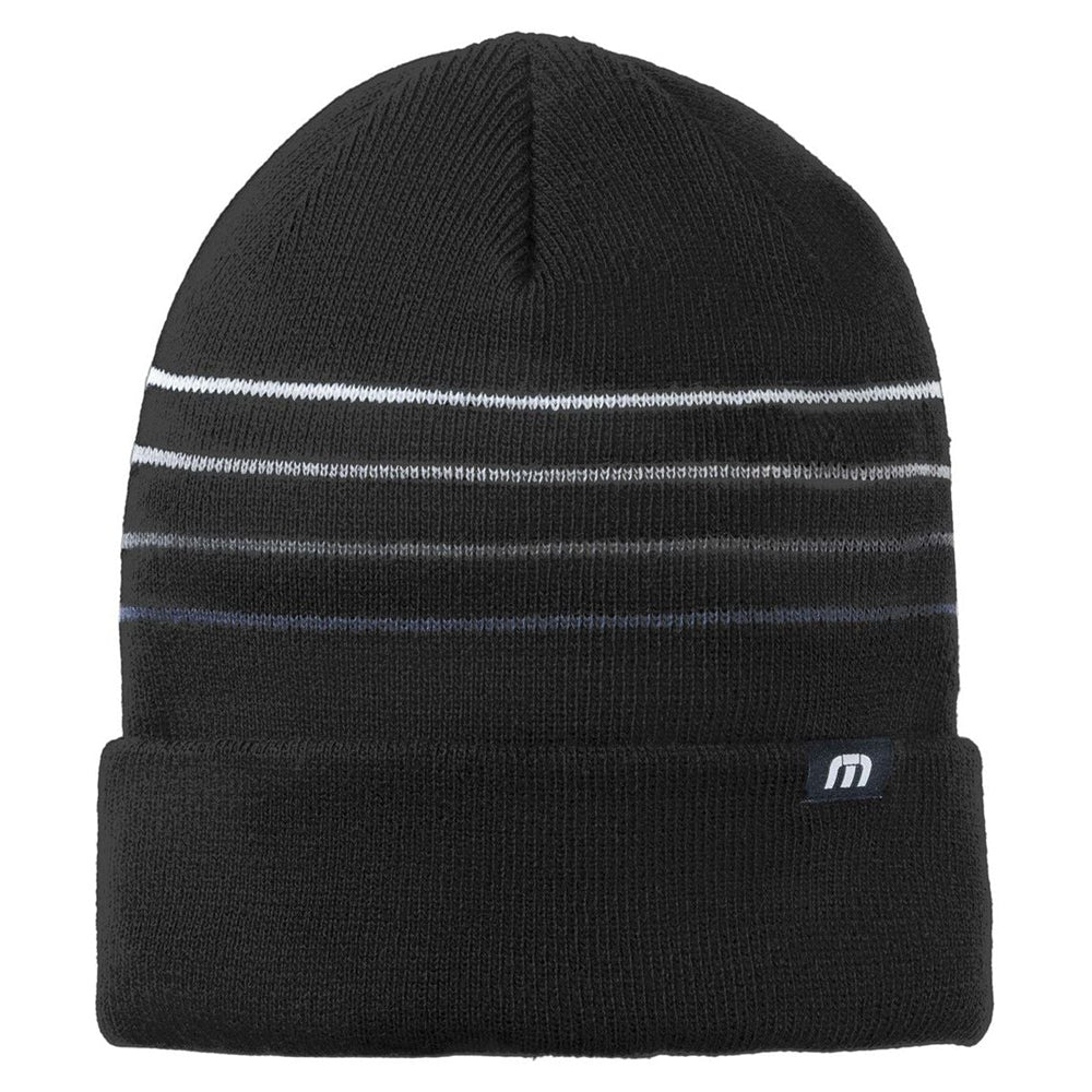 TravisMathew Striped Cuffed Beanie