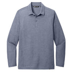 TravisMathew Oceanside Heather Long Sleeve Polo