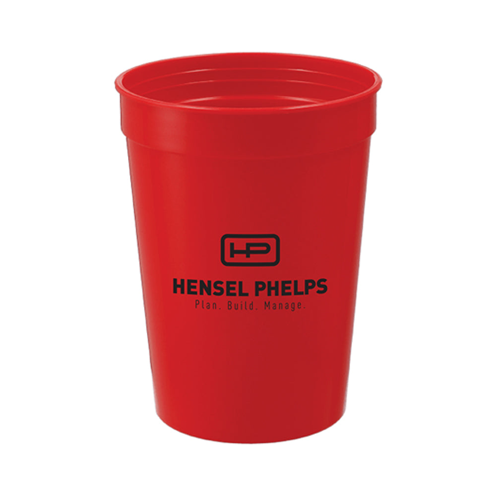 Solid 12oz Recycled Stadium Cup